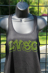 Ladie's Flowy Racerback Tank-Water