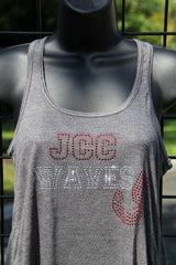 Ladie's Flowy Racerback Tank-Water