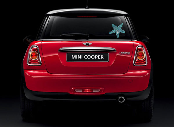 Star Fish Rhinestone Car Decal