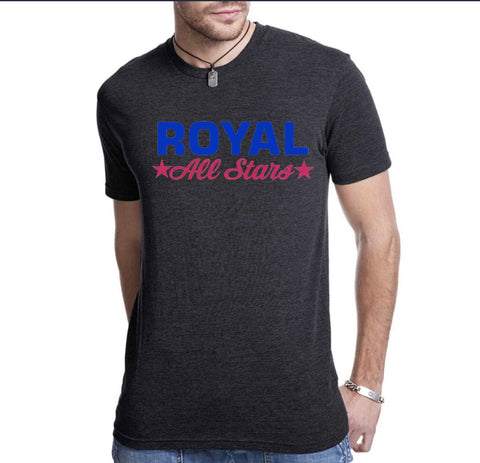 Men's Triblend Crew-royal