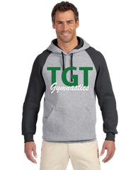 UNISEX Dri Power® Colorblock Raglan Hooded Pullover Sweatshirt-TGT