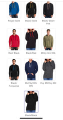 Next Level Adult French Terry Pullover hoodie-Knights
