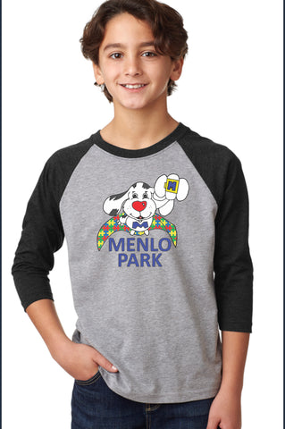 Youth CVC 3/4-Sleeve Raglan-mp