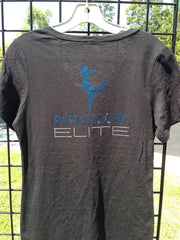 Women's Slub Jersey V Neck-Para
