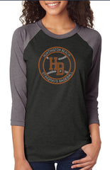 Unisex Triblend 3/4-Sleeve Raglan-hbs