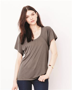 Women's Flowy Raglan Tee-Water