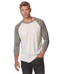 Unisex Triblend 3/4-Sleeve Raglan-EA