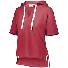 Ladies Sophomore Short Sleeve Hoodie-Edisonbb