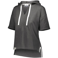 Ladies Sophomore Short Sleeve Hoodie-otsc