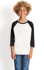 Youth CVC 3/4-Sleeve Raglan-MP