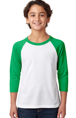 Youth CVC 3/4-Sleeve Raglan-MP