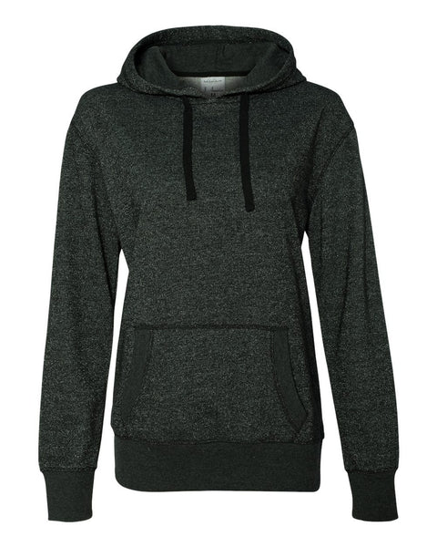 Women's Glitter French Terry Hooded Pullover-f