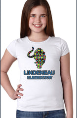 Girls The Princess Tee-LE