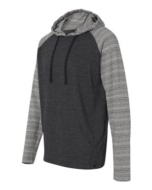 Yarn-Dyed Raglan Hooded Pullover