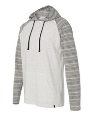 Yarn-Dyed Raglan Hooded Pullover