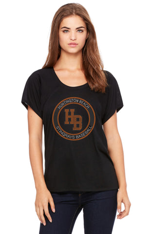 Women's Flowy Raglan Tee-hbs