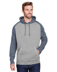 Adult Vintage Heather Pullover Hooded Sweatshirt-cc