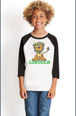 Youth CVC 3/4-Sleeve Raglan