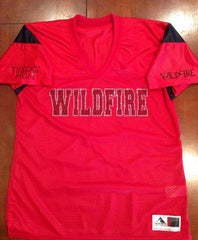 LADIES "JUNIOR" FIT PEP RALLY REPLICA JERSEY TEE-wf