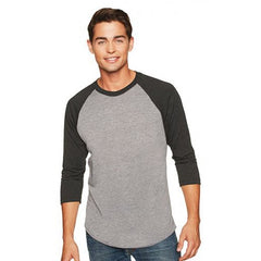 Unisex Triblend 3/4-Sleeve Raglan-menlo