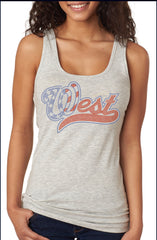 Jersey Racerback Tank-bw