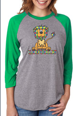Unisex Triblend 3/4-Sleeve Raglan