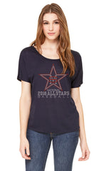 Women's Flowy Slouchy Tee-smas