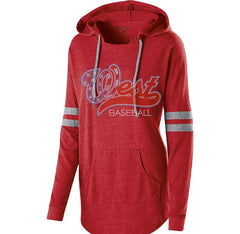 LADIES HOODED LOW KEY PULLOVER-bw