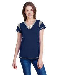 Ladies' Gameday Lace Up T-Shirt