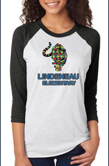 Unisex Triblend 3/4-Sleeve Raglan-le