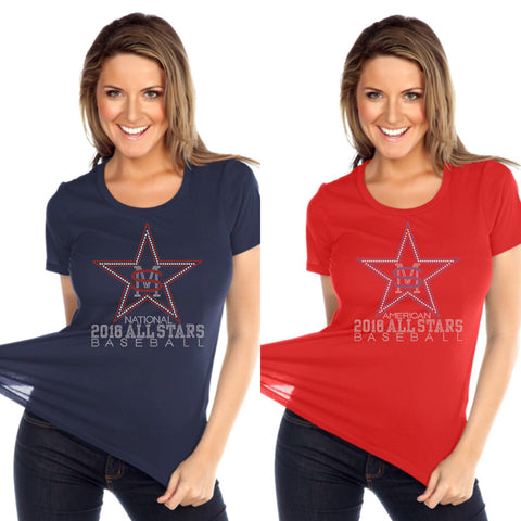 Womens & Juniors Jersey Crew Neck short sleeve - smas