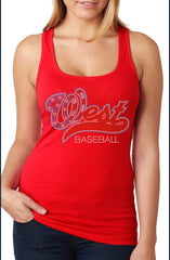 Jersey Racerback Tank-bw