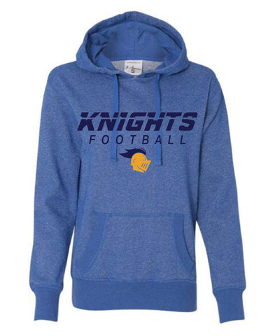 Women's Glitter French Terry Hooded Pullover-k