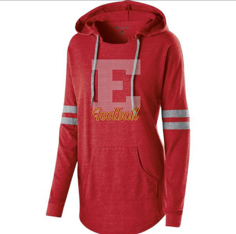 LADIES HOODED LOW KEY PULLOVER-EJ