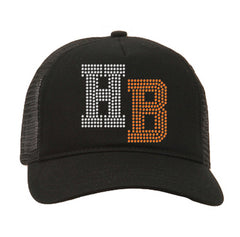 Curved Visor Foam Trucker with White Front Panel