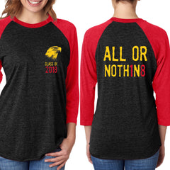 Unisex Triblend 3/4-Sleeve Raglan-e18