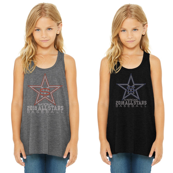 Youth Flowy Racerback Tank-smas