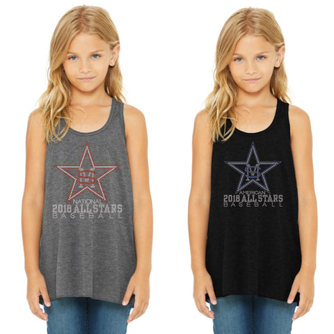 Youth Flowy Racerback Tank-smas
