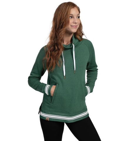 LADIES IVY LEAGUE FUNNEL NECK PULLOVER-knights