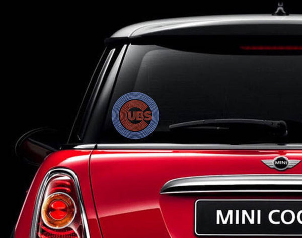 Cubs Rhinestone Car Decal