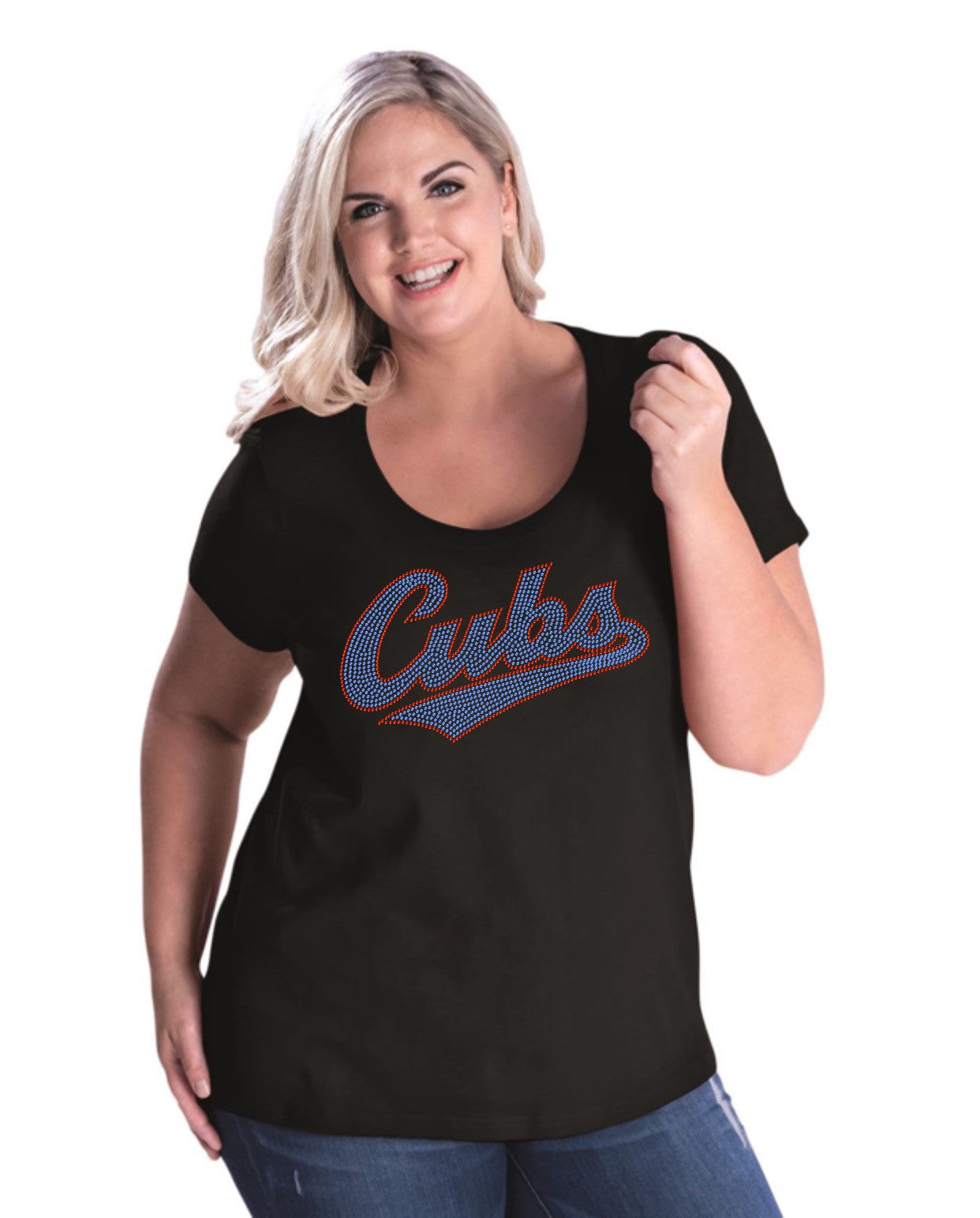 Curvy Collection Women's Scoopneck Tee