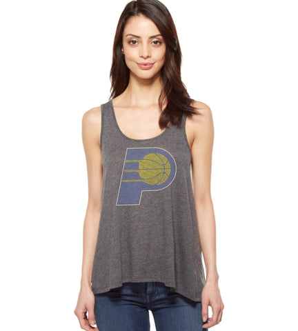 Women's Gauze Swerve Float Tank-bk