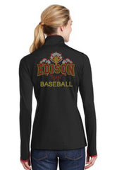 Ladies Sport-Wick stretch contrast full zip jacket-EHS
