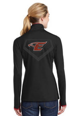 Ladies Sport-Wick stretch contrast full zip jacket-EHS