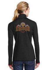 Ladies Sport-Wick stretch contrast full zip jacket-EHS