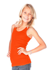 Little Girls Rib Tank-BK