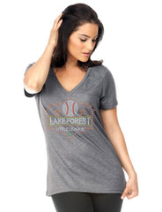 Women's Slub Jersey V Neck-LFAS