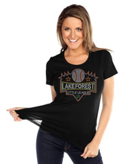 Womens & Juniors Jersey Crew Neck Short sleeve-LFAS