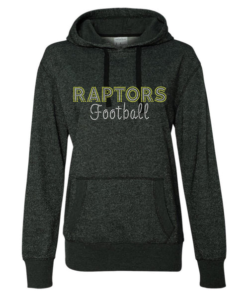 Women's Glitter French Terry Hooded Pullover-R