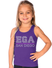 Girls 3-6x & 7-16 Beater Tunic Tank-EGA
